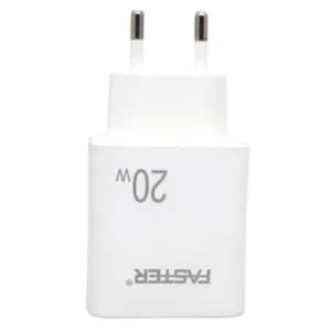 FASTER FC-11QC 20W FAST MOBILE CHARGER WITH ANDROID CABLE