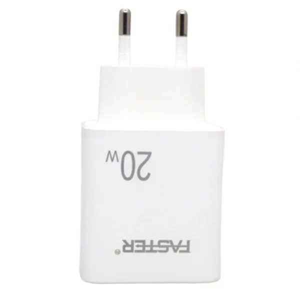 FASTER FC-11QC 20W FAST MOBILE CHARGER WITH ANDROID CABLE