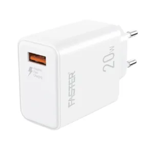 FASTER FC-11QC 20W FAST MOBILE CHARGER WITH ANDROID CABLE